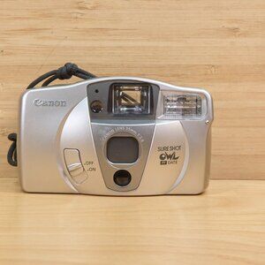 Vintage Canon Sure Shot OWL PF, 35mm Film Point and Shot Camera